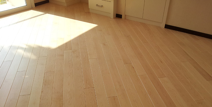 Exemple d'essence de bois : Parquet en érable